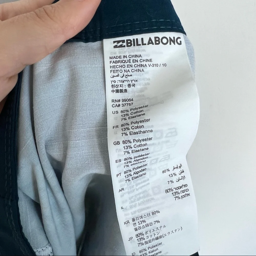 NWT BILLABONG Premium Sundays X Boardshorts. Size 40‎